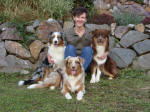 Anette Witzke-Wiegand und ihre Hunde